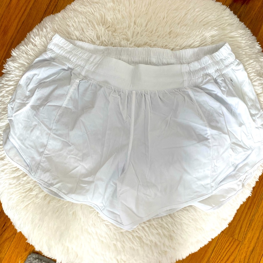 Lululemon White Hotty Hot Shorts